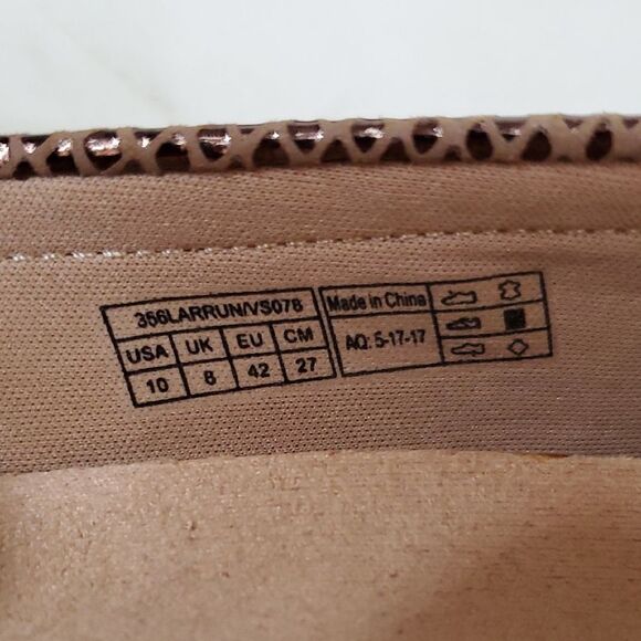 Vionic Women's Larrun Leather Snake Print Loafers Size 10 - Picture 5 of 6